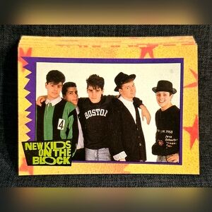 1989 Big Step Productions NEW KIDS ON THE BLOCK Collector Cards